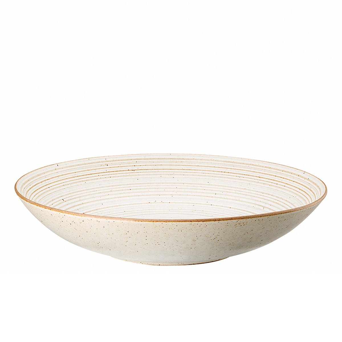 Rosenthal Thomas Nature dyb tallerken i sandfarve med spiralrelief