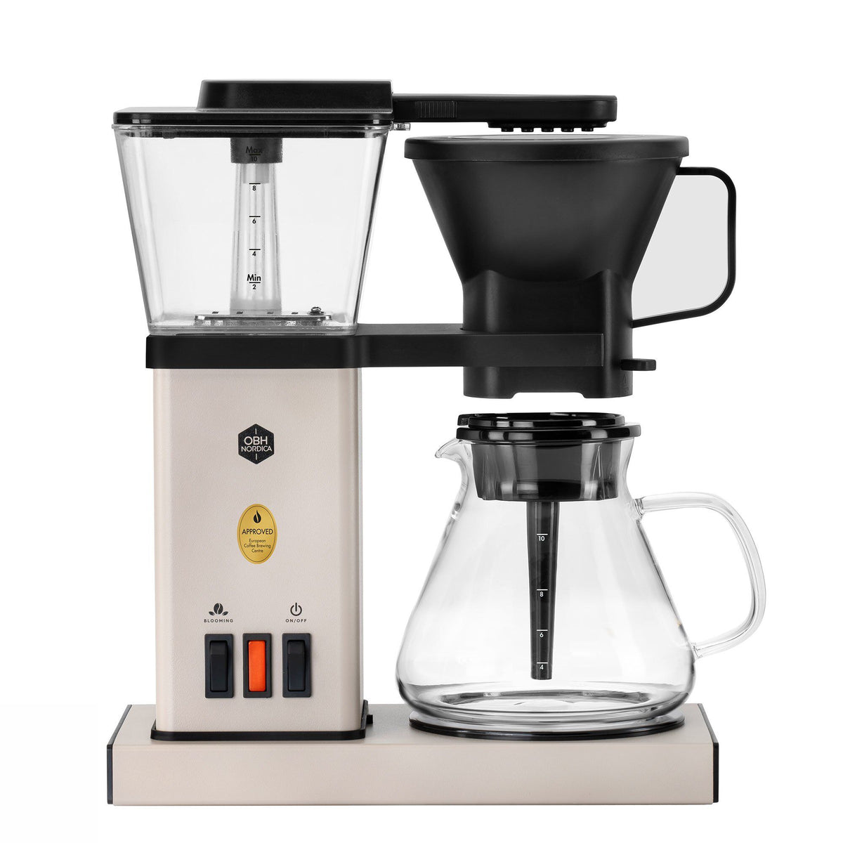 OBH Nordica Blooming Prime kaffemaskine i farven sand