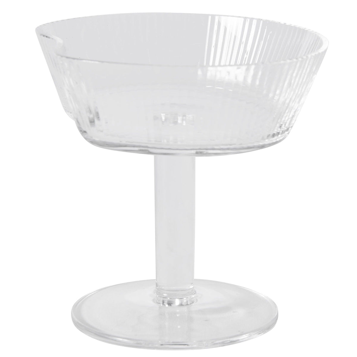 Klart Muubs Ripe cocktailglas på 15 cl med ribbet yderside