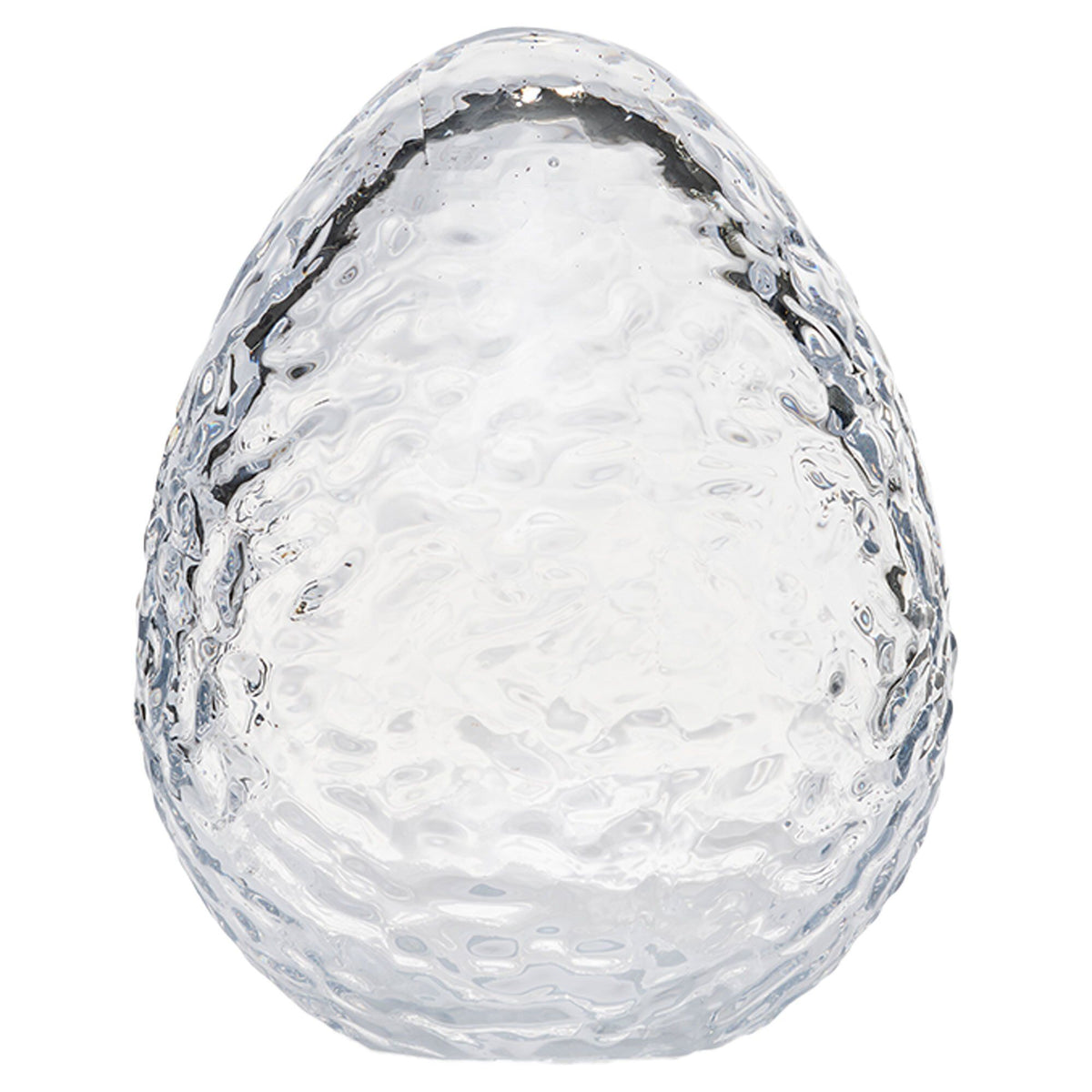 Cooee Design Gry æg påskepynt i klart glas, 12 cm