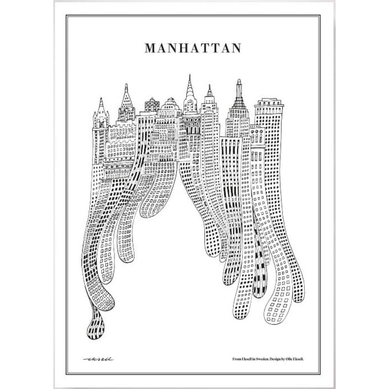 Se Olle Eksell Plakat - Manhattan ✔ Stort online udvalg i Olle Eksell ✔ Hurtig levering: 1 - 2 Hverdage samt billig fragt - Varenummer: KTO-HG0028 og barcode / Ean: &