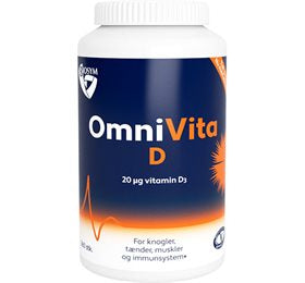 Se BioSym OmniVita D 20 mcg 360 kaps. DATOVARE 07/2025 ✔ Kæmpe udvalg i  BioSym - Køb online på udsalg og tilbud lige nu ✔ Hurtig levering: 1 - 2 Hverdage samt billig fragt - Varenummer: HG-53963-1 og barcode / Ean: 5705380168566 på lager - Udsalg på Sundhed > D-Vitamin > Spar op til 57% - Over 1354 design mærker på udsalg