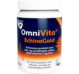 Se BioSym OmniVita EchinaGold 60 kap. ✔ Kæmpe udvalg i BioSym - Køb online på udsalg og tilbud lige nu ✔ Super billig fragt og lynhurtig levering - Varenummer: Helsegrossisten-54762 og 5705380168788 på lager - Udsalg på Sundhed > BioSym > Immunforsvar Spar helt op til 79% - Over 739 kendte mærker på udsalg
