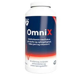 BioSym OmniX u. jern og k-vitamin 300 tabl.