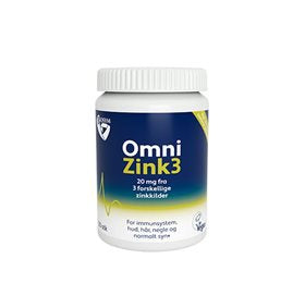 Se BioSym OmniZink3 100 tabletter ✔ Kæmpe udvalg i BioSym - Køb online på udsalg og tilbud lige nu ✔ Super billig fragt og lynhurtig levering - Varenummer: Helsegrossisten-55451 og 5705380168641 på lager - Udsalg på Sundhed > BioSym > Zink Spar stort – op til 53% - Over 2.739 mærker med kæmpe udsalg