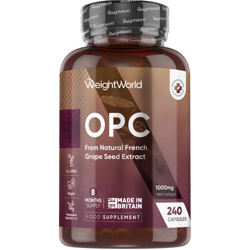 Se Vindruekerneekstrakt (OPC) 1000mg ✔ Kæmpe udvalg i WeightWorld - Køb online på udsalg og tilbud lige nu ✔ Meget billig fragt og hurtig levering - Varenummer: WeightWorld-49954 og 5056128127490 på lager - Udsalg på Antioxidanter Store besparelser – op til 71% - Store besparelser på over 2.281 mærker