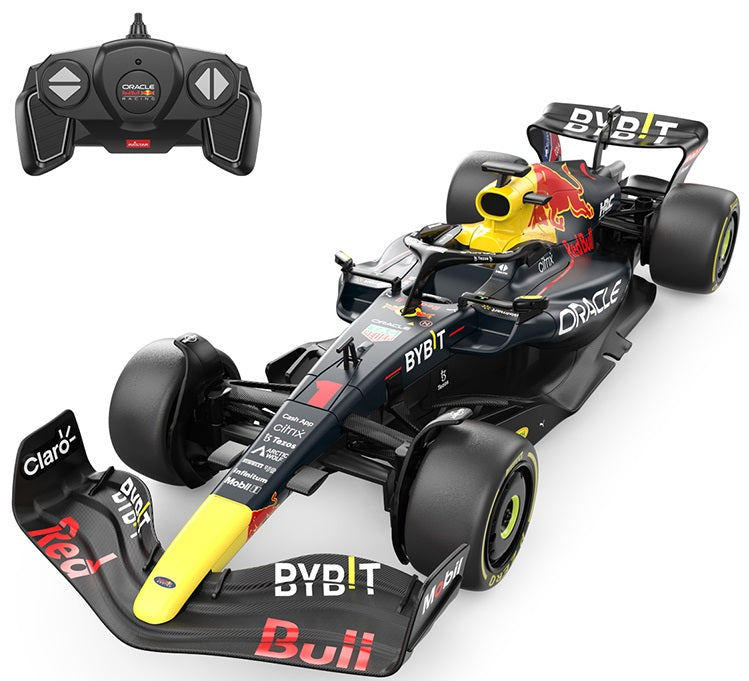 Se Oracle Red Bull Racing RB18 Fjernstyret Bil 1:18, 2.4G ✔ Kæmpe udvalg i Rastar - Køb online på udsalg og tilbud lige nu ✔ Meget billig fragt og hurtig levering - Varenummer: MMAction-20894800 og 6930751323148 på lager - Udsalg på Fjernstyret Biler, Mindre Op til 57% rabat - Over 1.329 mærker på online udsalg