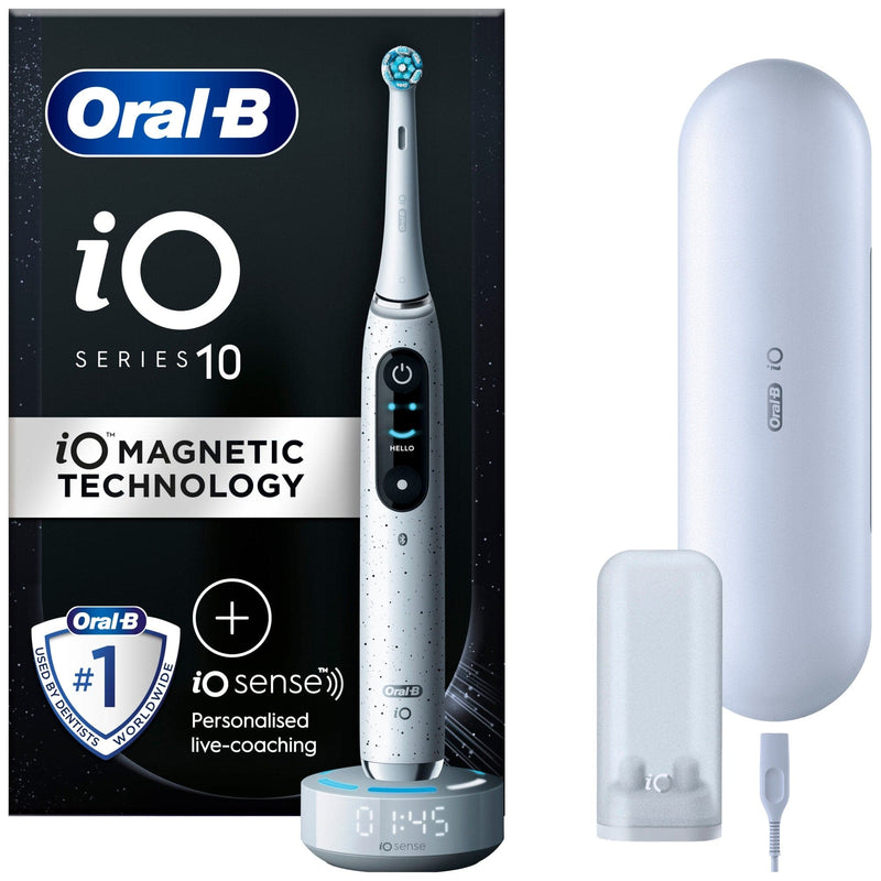 Se Oral-B iO 10 elektrisk tandbørste 387255 (hvid stjernestøv) ✔ Kæmpe udvalg i Oral-B ✔ Hurtig levering: 1 - 2 Hverdage samt billig fragt - Varenummer: ELG-775776 og barcode / Ean: &