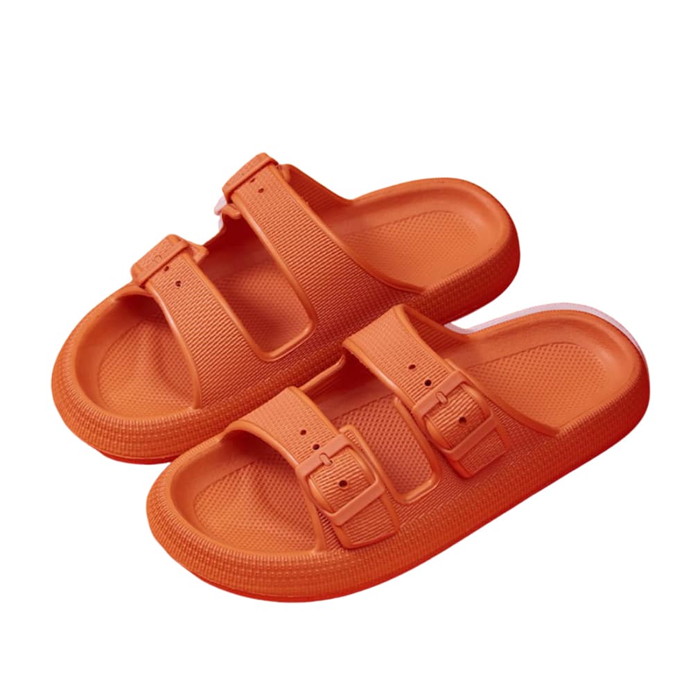 Se Slippers / Tøfler m/Spænde - Bløde & Skridsikre i flere flotte farver (kendt som Happy Flops) - Orange / EU 36/37 ✔ Kæmpe udvalg i Satana - Køb online på udsalg og tilbud lige nu ✔ Lav fragtpris og hurtig levering - Varenummer: Satana-42588121956430 på lager - Udsalg på Personlig pleje > Store besparelser – op til 67% - Shop over 2.281 kendte brands på udsalg