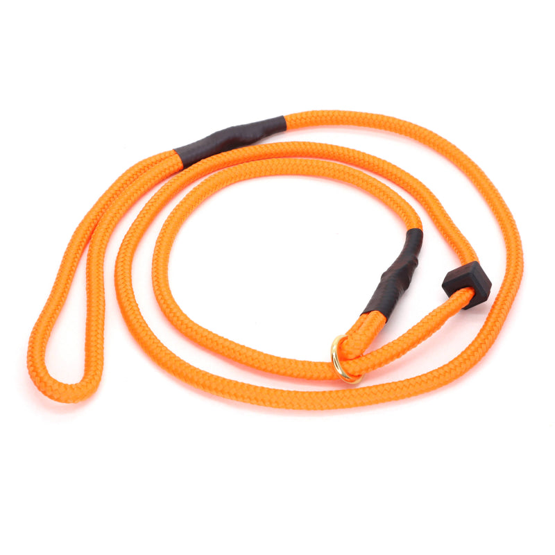 Orange Retrieverline hundesnor fra BLF-Hunting, 8 mm x 140 cm