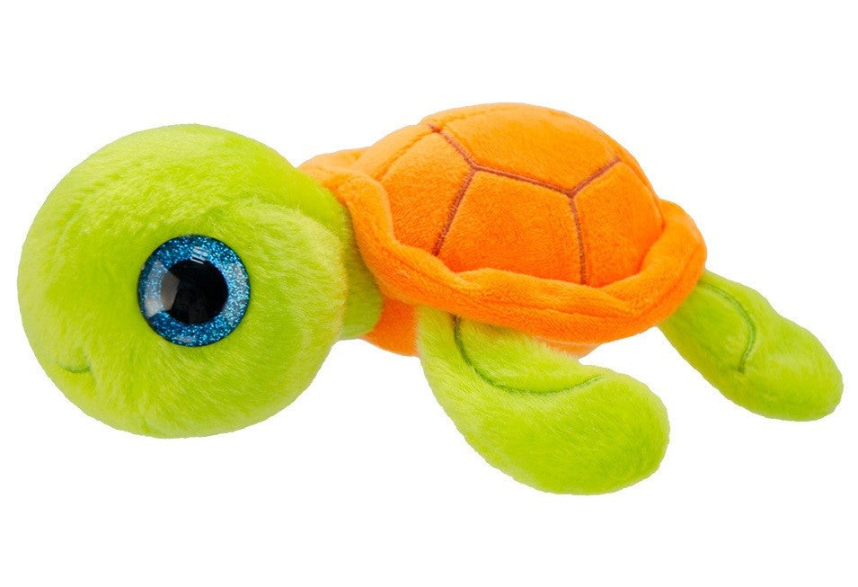Orbys skildpadde bamse med store øjne, blødt plysdyr til børn