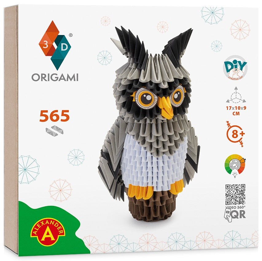Se Origami 3D - Ugle 565 dele ✔ Kæmpe udvalg i Alexander - Køb online på udsalg og tilbud lige nu ✔ Hurtig levering til lave fragtpriser - Varenummer: MMAction-2182845 og 5906018028454 på lager - Udsalg på 3D Origami Få op til 67% i rabat - Find over 1.798 mærker på udsalg