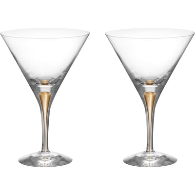Se Orrefors Intermezzo martiniglas 25 cl 2-pak, guld ✔ Kæmpe udvalg i Orrefors ✔ Hurtig levering: 1 - 2 Hverdage samt billig fragt - Varenummer: KTO-6577555 og barcode / Ean: '7321646097616 på lager - Udsalg på Martiniglas Spar op til 51% - Over 1150 kendte brands på udsalg