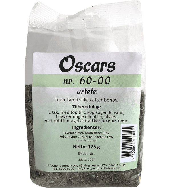 Se A. Vogel Oscars Urtete 60-00 (125 g) ✔ Kæmpe udvalg i  KopK - Køb online på udsalg og tilbud lige nu ✔ Hurtig levering: 1 - 2 Hverdage samt billig fragt - Varenummer: HG-15000 og barcode / Ean: 5703802000005 på lager - Udsalg på Mad & drikke > A. vogel > Natur Drogeriet A/S Spar op til 65% - Over 1354 design mærker på udsalg