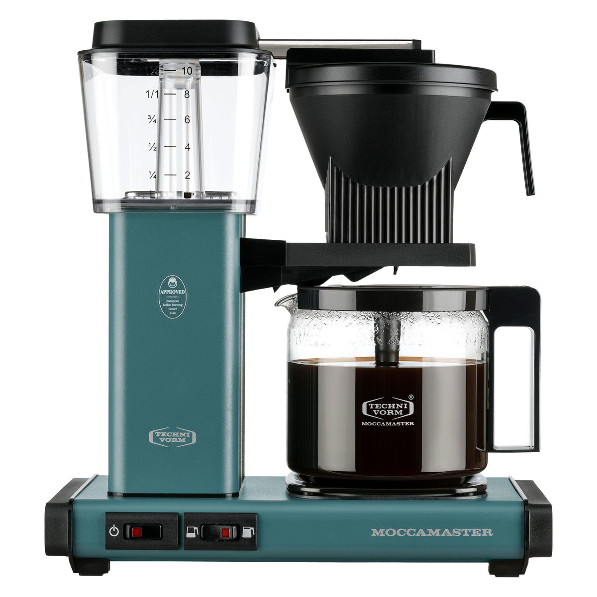 Moccamaster Optio kaffemaskine i farven Ocean