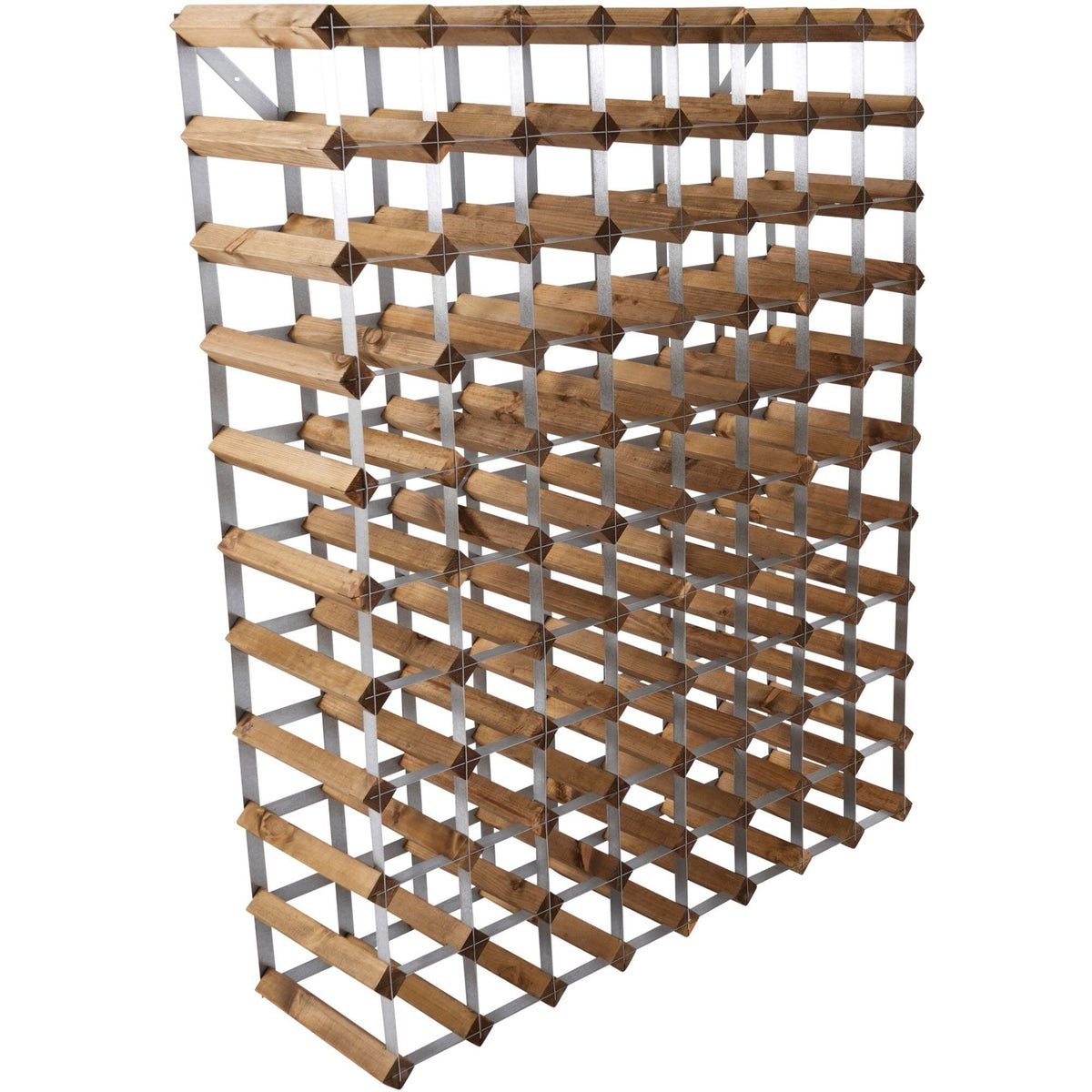Traditional Wine Racks vinreol i lys eg til 90 flasker