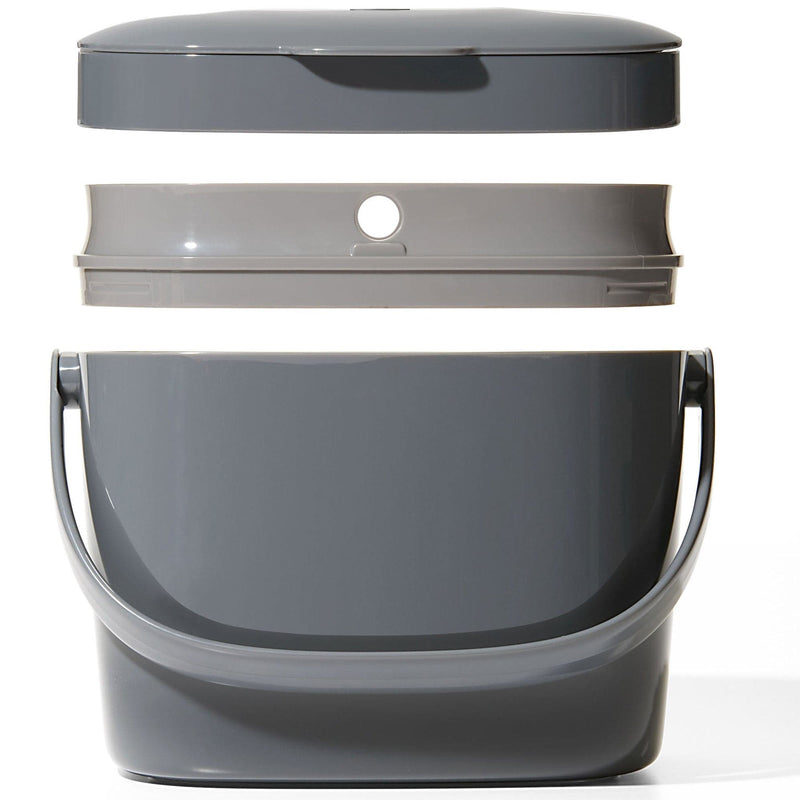 Se OXO Easy-Clean kompostbeholder 6,6 l, Charcoal ✔ Kæmpe udvalg i OXO ✔ Meget billig fragt og hurtig levering: 1 - 2 hverdage - Varenummer: KTO-X-13294600 og barcode / Ean: &