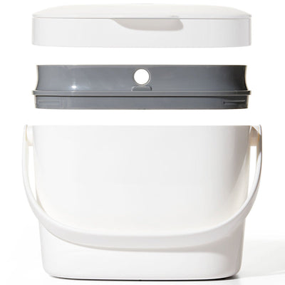 Se OXO Easy-Clean kompostbeholder 6,6 l, hvid ✔ Kæmpe udvalg i OXO ✔ Meget billig fragt og hurtig levering: 1 - 2 hverdage - Varenummer: KTO-X-13273400 og barcode / Ean: '719812688923 på lager - Udsalg på Kompostbeholder Spar op til 58% - Over 1312 kendte brands på udsalg