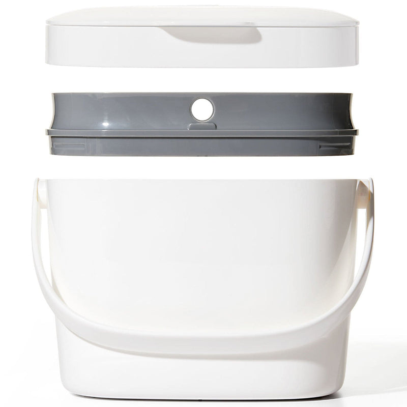 Se OXO Easy-Clean kompostbeholder 6,6 l, hvid ✔ Kæmpe udvalg i OXO ✔ Meget billig fragt og hurtig levering: 1 - 2 hverdage - Varenummer: KTO-X-13273400 og barcode / Ean: &