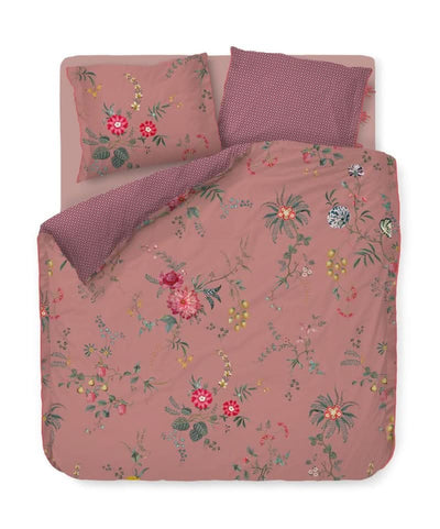 Se PIP Fleur Grandeur Pink 230x220+2/50x60 sengetøj på udsalg! Billig fragt & hurtig levering. Stort udvalg i Pip Studio. Køb online nu!