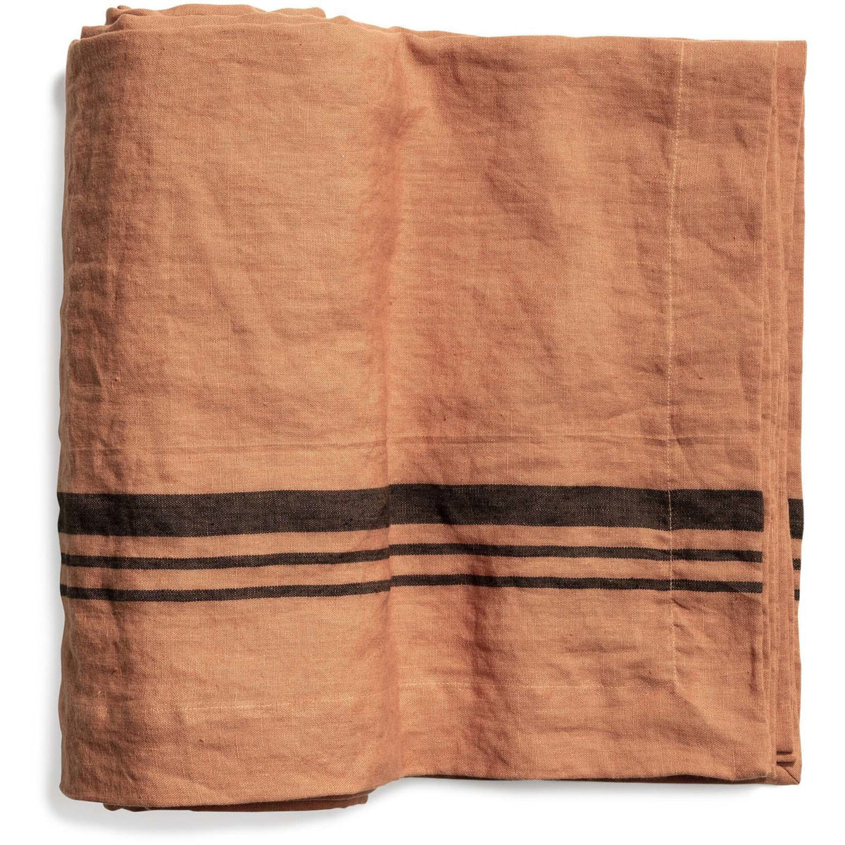 Top Drawer Lorry dug i terracotta, 170 x 270 cm på et dækket bord