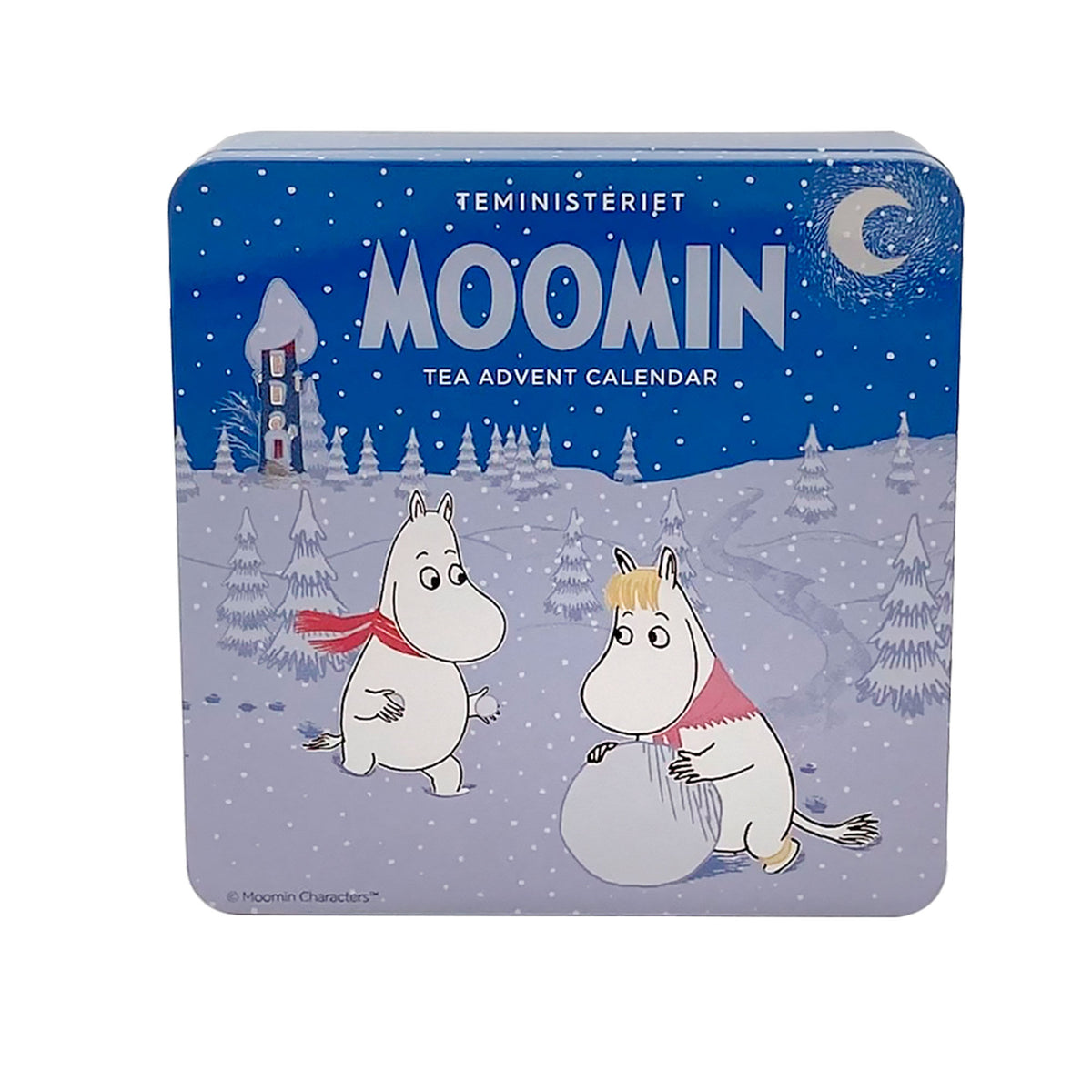 Teministeriet Holiday Moomin adventskalender med løsbladste