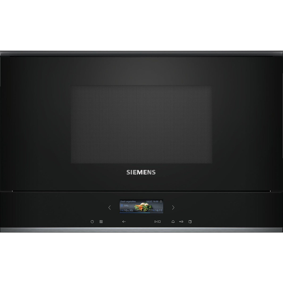 Siemens BF722L1B1 iQ700 indbygget mikroovn i sort