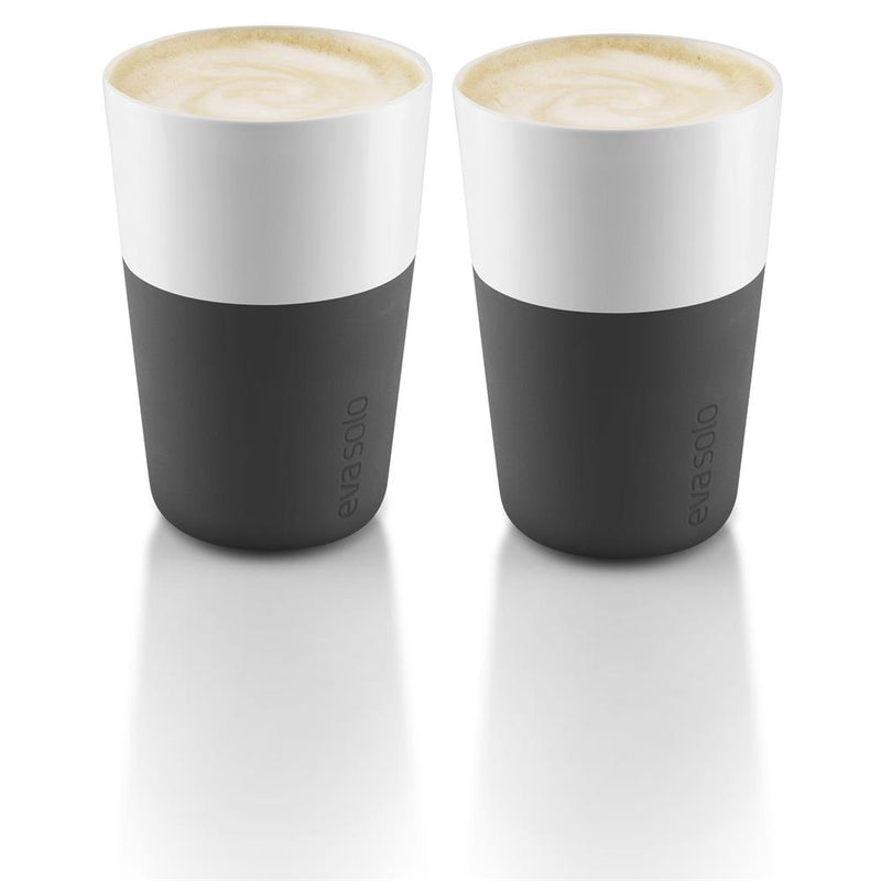 Se Eva Solo Eva Solo Cafe Latte krus 2-pak Black ✔ Kæmpe udvalg i Eva Solo ✔ Hurtig levering: 1 - 2 Hverdage samt billig fragt - Varenummer: KTT-15791-01 og barcode / Ean: &