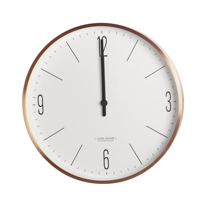 Se House Doctor Clock Couture vægur guld-hvid ✔ Kæmpe udvalg i House Doctor ✔ Hurtig levering: 1 - 2 Hverdage samt billig fragt - Varenummer: KTT-23740-01 og barcode / Ean: &