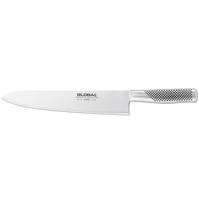 Se Global G-34 kokkekniv 27 cm Rustfrit stål ✔ Kæmpe udvalg i Global ✔ Hurtig levering: 1 - 2 Hverdage samt billig fragt - Varenummer: NDN-25878-01 og barcode / Ean: '4943691834447 på lager - Udsalg på Home & Garden - Kitchen & Dining - Kitchen Tools & Utensils - Kitchen Knives Spar op til 66% - Over 1160 kendte mærker på udsalg