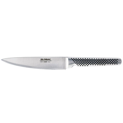 Se Global Global GSF-50 universalkniv 15 cm Rustfrit stål ✔ Kæmpe udvalg i Global ✔ Hurtig levering: 1 - 2 Hverdage samt billig fragt - Varenummer: KTT-25904-01 og barcode / Ean: '4943691750006 på lager - Udsalg på Køkken & madlavning - Køkkenknive & Knivtilbehør - Øvrige knive Spar op til 64% - Over 1354 design mærker på udsalg
