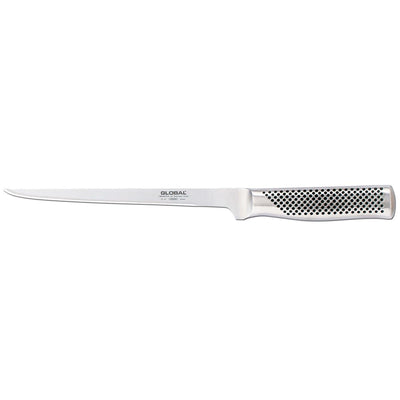 Se Global Global G-41 filétkniv 21 cm stiv Rustfrit stål ❤ Stort online udvalg i Global ❤ Meget billig fragt og hurtig levering: 1 - 2 hverdage - Varenummer: NDN-25909-01 og barcode / Ean: '4943691841445 på lager - Udsalg på Home & Garden - Kitchen & Dining - Kitchen Tools & Utensils - Kitchen Knives Spar op til 62% - Over 1334 design mærker på udsalg