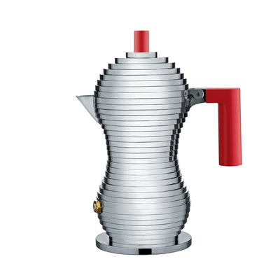 Se Alessi Pulcina espressobrygger 3 kopper rødt håndtag ✔ Kæmpe udvalg i Alessi ✔ Hurtig levering: 1 - 2 Hverdage samt billig fragt - Varenummer: NDN-29377-02 og barcode / Ean: '8003299412662 på lager - Udsalg på Home & Garden - Kitchen & Dining - Kitchen Appliances - Coffee Makers & Espresso Machines - Electric & Stovetop Espresso Pots Spar op til 61% - Over 785 kendte brands på udsalg
