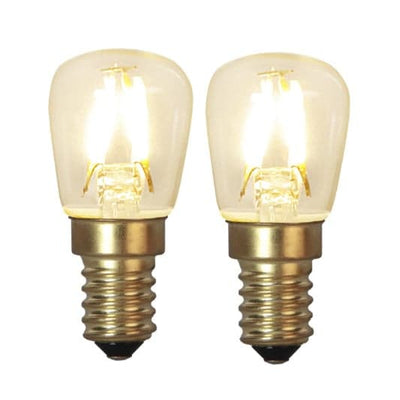 Se Star Trading E14 LED soft glow 2 stk 2,6 cm 2100K ✔ Kæmpe udvalg i Star Trading ✔ Hurtig levering: 1 - 2 Hverdage samt billig fragt - Varenummer: NDN-30046-01 og barcode / Ean: '7391482049896 på lager - Udsalg på Home & Garden - Lighting - Light Bulbs Spar op til 51% - Over 1354 design mærker på udsalg