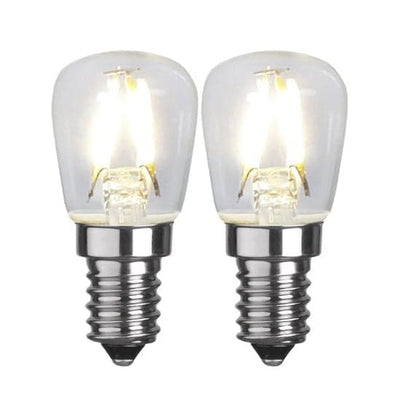 Se Star Trading E14 LED soft glow 2 stk 2,6 cm 2700K ✔ Kæmpe udvalg i Star Trading ✔ Hurtig levering: 1 - 2 Hverdage samt billig fragt - Varenummer: NDN-30046-02 og barcode / Ean: '7391482049506 på lager - Udsalg på Home & Garden - Lighting - Light Bulbs Spar op til 55% - Over 785 kendte brands på udsalg