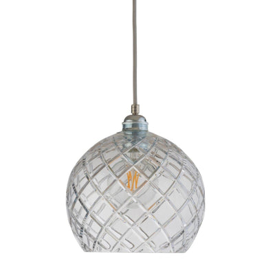 Se EBB & FLOW Rowan loftlampe Crystal Ø 22 cm medium + sølv - favet ledning ✔ Kæmpe udvalg i EBB & FLOW ✔ Hurtig levering: 1 - 2 Hverdage samt billig fragt - Varenummer: NDN-31556-04 og barcode / Ean: '5711863107205 på lager - Udsalg på Home & Garden - Lighting - Lamps Spar op til 58% - Over 1334 design mærker på udsalg