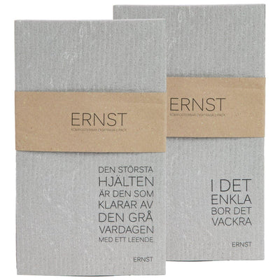 Se ERNST Ernst karklud 2-pak grå ✔ Kæmpe udvalg i ERNST ✔ Hurtig levering: 1 - 2 Hverdage samt billig fragt - Varenummer: NDN-32192-01 og barcode / Ean: '7332481060666 på lager - Udsalg på Home & Garden - Household Supplies - Household Cleaning Supplies - Scrub Brushes Spar op til 66% - Over 1334 design brands på udsalg