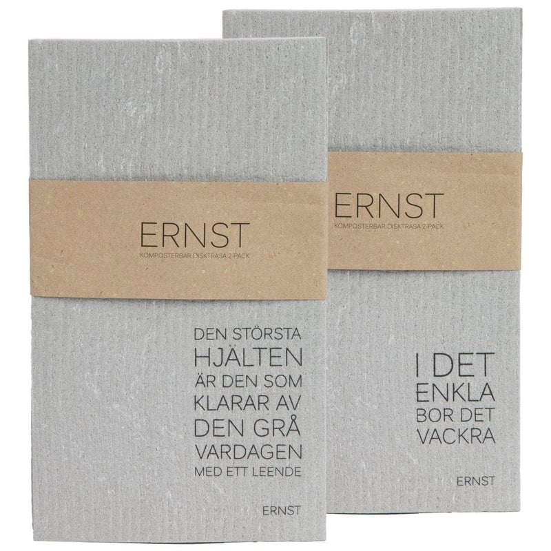 Se ERNST Ernst karklud 2-pak grå ✔ Kæmpe udvalg i ERNST ✔ Hurtig levering: 1 - 2 Hverdage samt billig fragt - Varenummer: KTT-32192-01 og barcode / Ean: &
