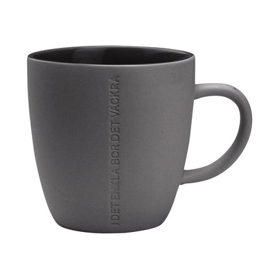 Se ERNST ERNST krus med citat Mørkegrå ✔ Kæmpe udvalg i ERNST ✔ Hurtig levering: 1 - 2 Hverdage samt billig fragt - Varenummer: NDN-32197-01 og barcode / Ean: '7332481066538 på lager - Udsalg på Home & Garden - Kitchen & Dining - Tableware - Drinkware - Coffee & Tea Cups Spar op til 65% - Over 1334 design brands på udsalg