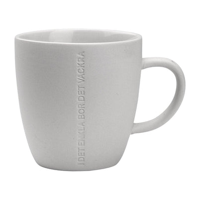 Se ERNST ERNST krus med citat Lysegrå ✔ Kæmpe udvalg i ERNST ✔ Hurtig levering: 1 - 2 Hverdage samt billig fragt - Varenummer: NDN-32197-02 og barcode / Ean: '7332481066514 på lager - Udsalg på Home & Garden - Kitchen & Dining - Tableware - Drinkware - Coffee & Tea Cups Spar op til 64% - Over 1334 design brands på udsalg