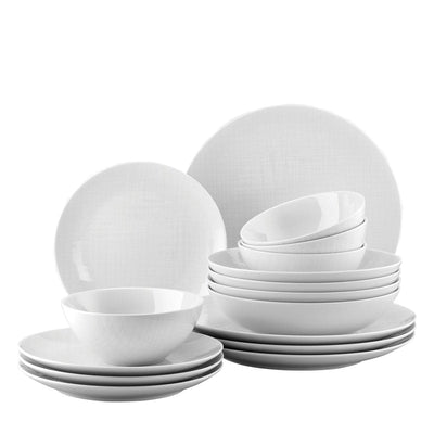 Se Rosenthal Mesh service 16 dele hvid ✔ Kæmpe udvalg i Rosenthal ✔ Hurtig levering: 1 - 2 Hverdage samt billig fragt - Varenummer: NDN-32318-01 og barcode / Ean: '4012438506753 på lager - Udsalg på Home & Garden - Kitchen & Dining - Tableware - Dinnerware - Dinnerware Sets Spar op til 52% - Over 1354 design brands på udsalg