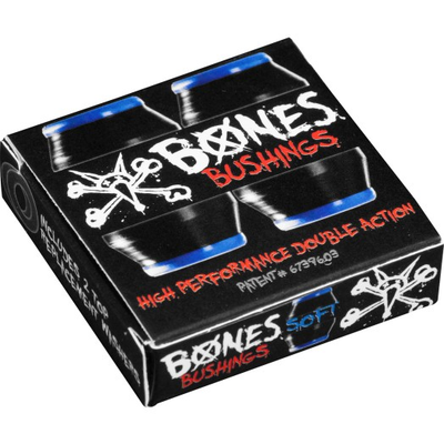 Se Bones Wheels Bushing Hardcore Soft Black/Blue Pack 81A One size ✔ Kæmpe udvalg i  Bones Hjul ✔ Hurtig levering: 1 - 2 Hverdage samt billig fragt - Varenummer: JUCO-TCPHB3SOX og barcode / Ean: '845584087821 på lager - Udsalg på Tilbehør til skateboard Spar op til 57% - Over 1150 kendte brands på udsalg