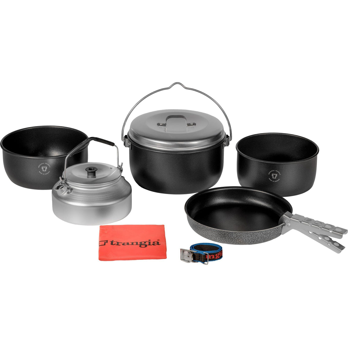 Trangia campingset 24-T med gryder, stegepande og kedel