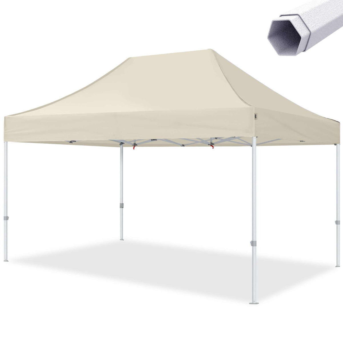 Grøn Topsun Easy Up pavillon med Ripstop polyester-tag
