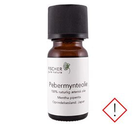 Se Fischer Pure Nature Pebermynteolie japansk æterisk 10ml. ✔ Kæmpe udvalg i Fischer Pure Nature - Køb online på udsalg og tilbud lige nu ✔ Billig fragt og hurtig levering - Varenummer: Helsegrossisten-25603 og på lager - Udsalg på Hus & Fritid > Aromaterapi, duftolier & æteriske olier > Få op til 67% i rabat - Shop populære mærker fra over 2.739 mærker