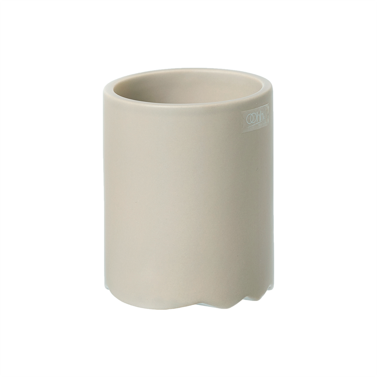 Tandkrus i beige keramik