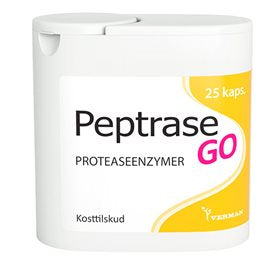 Se Biosym Peptrase GO 25 kap. ✔ Kæmpe udvalg i Biosym - Køb online på udsalg og tilbud lige nu ✔ Lav fragtpris og hurtig levering - Varenummer: Helsegrossisten-54608 og 6417927106434 på lager - Udsalg på Sundhed > BioSym > Få op til 69% i rabat - Over 1.798 mærker samlet på udsalg