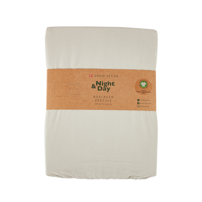 Se tilbud på PERCALE Økologisk Boxlagen - 90x200x30 - Sand. Billigt udsalg! Hurtig levering: 1-2 hverdage. Spar op til 59%.