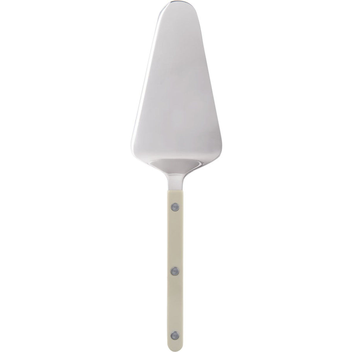 Sabre paris Bistrot Solid kagespade i light kaki med buet design og akrylhåndtag