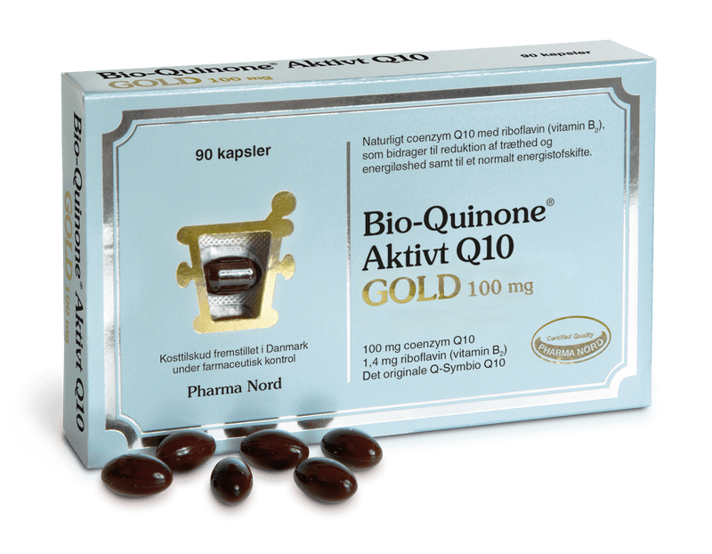Bio-Quinone Aktivt Q10 Gold 100 mg 90 kaps.